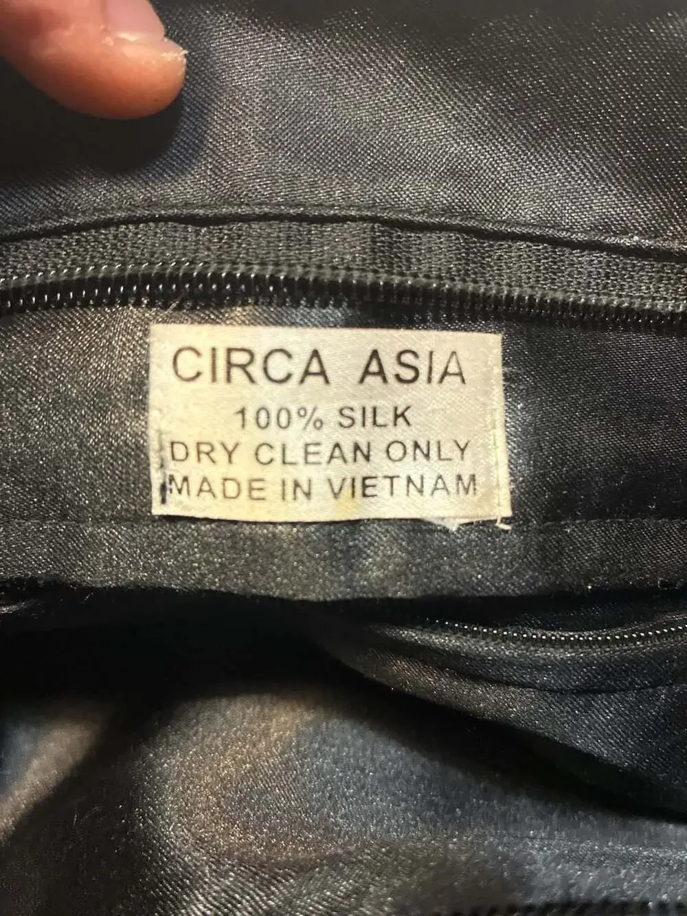 Circa Asia 100% Silk Embroidered Patchwork Tote Bag